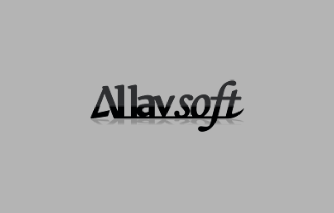 Allavsfot Logo on Gray Background