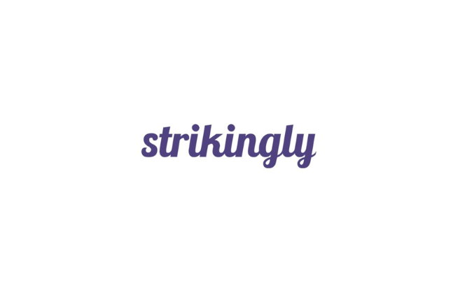 Strikingly Logo on White Background