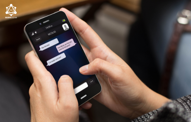 Chatting on Smartphone